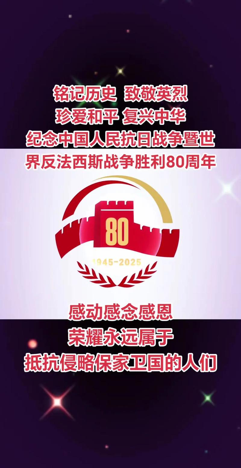 抗战胜利80周年（抗战胜利80周年图片）