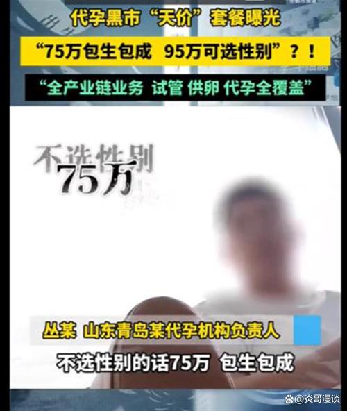 关于代孕黑产链打击的信息
