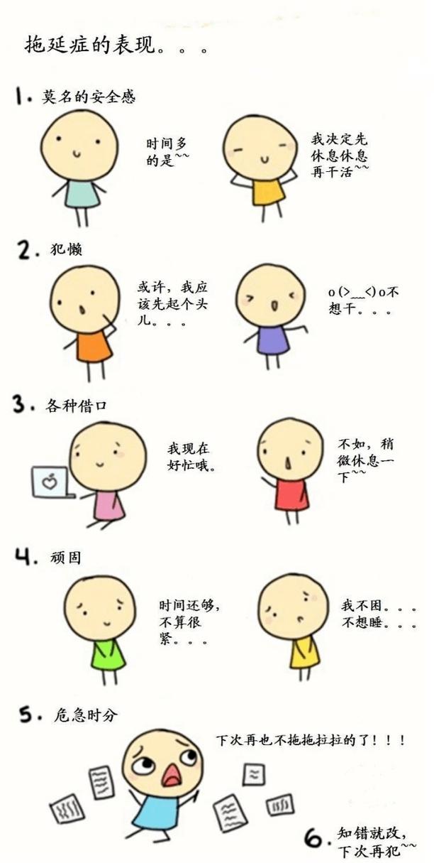 拖延症成因（拖延症主要原因）